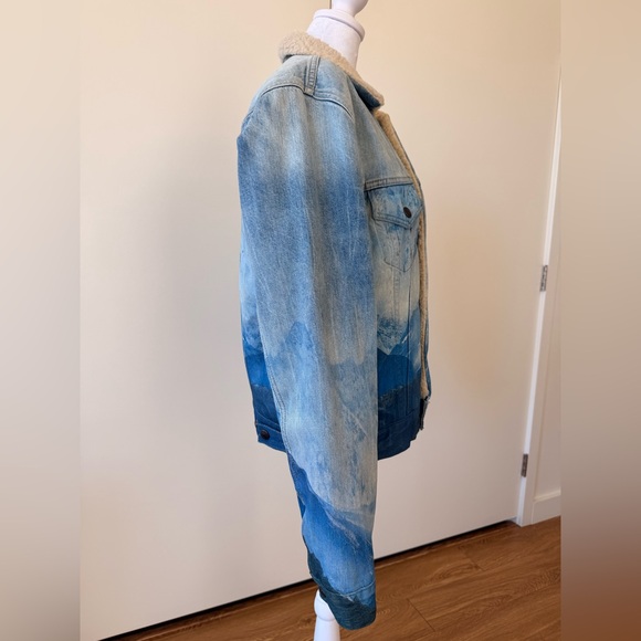 Polo by Ralph Lauren Beige Shearling Jacket - Picture 5 of 14